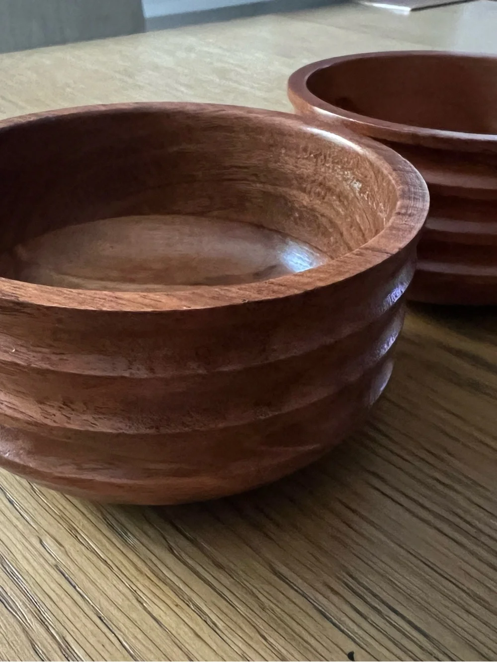 Brand New West Elm Groove Wood Bowl Set – Acacia Wood
